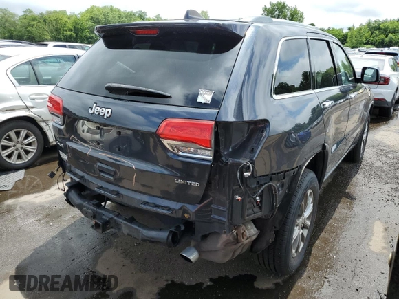 2014 Jeep Grand Cherokee Limited with VIN 1C4RJFBG6EC335397, listed as a Copart auction lot 62770275 with 164,039 mi miles and Non repairable. Bid and sale history available at DreamBid. Image 3.