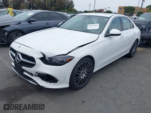 2023 Mercedes-Benz C 300 with VIN W1KAF4GB7PR092981, listed as a IAAI auction lot 42373437 with 18,028 mi miles and . Bid and sale history available at DreamBid. Image 17.