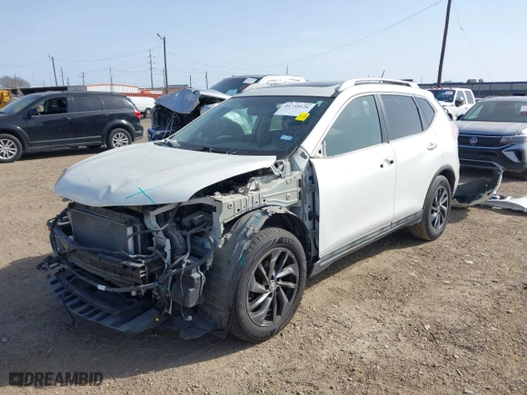 2015 Nissan Rogue S with VIN 5N1AT2MT5FC798347, listed as a IAAI auction lot 41735126 with 76,430 mi miles. Bid and sale history available at carsss.com. Image 18.