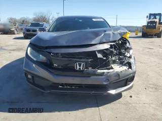 2020 Honda Civic Sedan Sport with VIN 2HGFC2F86LH505195, listed as a Copart auction lot 48663225 with 104,499 mi miles and Salvage Title. Bid and sale history available at carsss.com. Image 5.