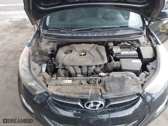 2012 Hyundai Elantra GLS PZEV with VIN KMHDH4AEXCU257011, listed as a IAAI auction lot 41944196 with 152,930 mi miles. Bid and sale history available at carsss.com. Image 10.