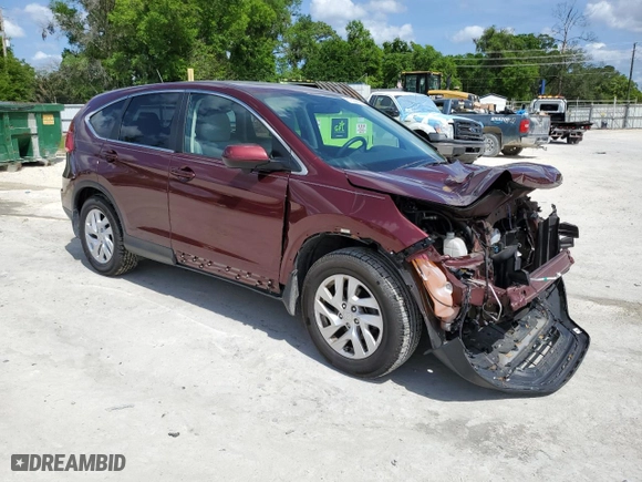 2015 Honda CR-V EX with VIN 2HKRM3H53FH536577, listed as a Copart auction lot 51825685 with 53,766 mi miles and Salvage Title. Bid and sale history available at carsss.com. Image 4.