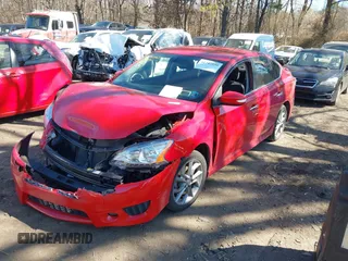 2015 Nissan Sentra SV with VIN 3N1AB7AP0FY373463, listed as a IAAI auction lot 41747539 with 77,841 mi miles and . Bid and sale history available at DreamBid. Image 2.