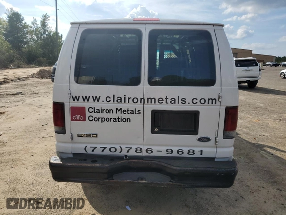 2008 Ford Econoline Cargo Commercial with VIN 1FTNE14L28DA36035, listed as a Copart auction lot 71575904 with 305,497 mi miles and Salvage title. Bid and sale history available at DreamBid. Image 6.