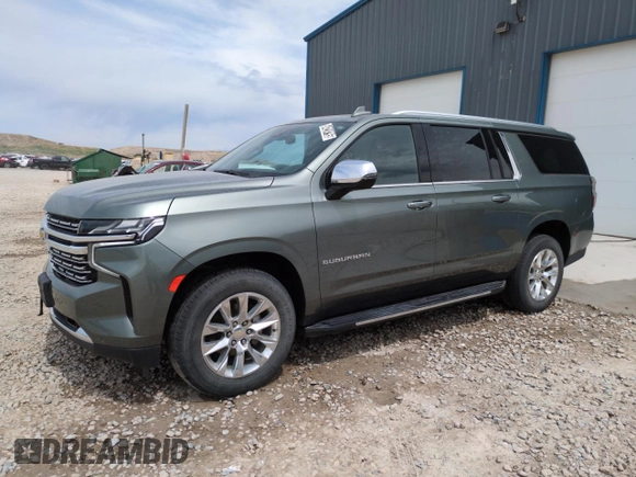 2023 Chevrolet Suburban Premier with VIN 1GNSKFKD3PR338270, listed as a Copart auction lot 54224795 with 44,769 mi miles and Non Repairable. Bid and sale history available at DreamBid. Image 1.