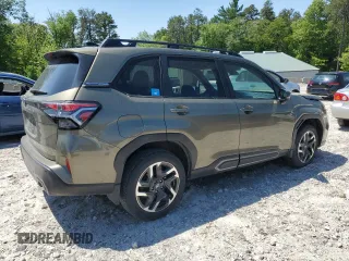 2025 Subaru Forester Limited with VIN JF2SLDRC9SH420205, listed as a Copart auction lot 59107825 with 25,376 mi miles and Salvage title. Bid and sale history available at DreamBid. Image 3.