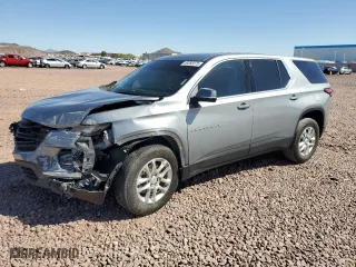2023 Chevrolet Traverse LS with VIN 1GNERFKW1PJ259933, listed as a Copart auction lot 49358375 with 45,202 mi miles and Salvage Title. Bid and sale history available at carsss.com. Image 1.