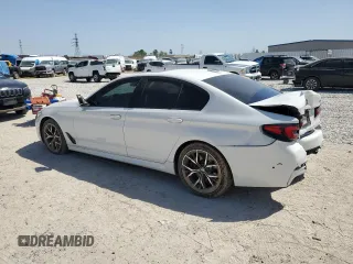 2022 BMW 5 Series 530i xDrive with VIN WBA13BJ00NCL04213, listed as a Copart auction lot 48920615 with 23,910 mi miles and Salvage Title. Bid and sale history available at carsss.com. Image 2.