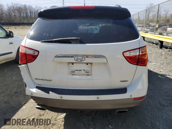 2012 Hyundai Veracruz Limited with VIN KM8NU4CC9CU187545, listed as a Copart auction lot 48245875 with 172,408 mi miles and Salvage title. Bid and sale history available at DreamBid. Image 6.