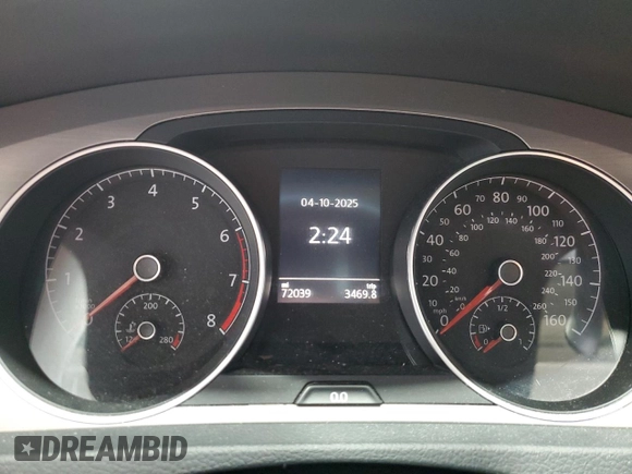 2015 Volkswagen Golf TSI S z VIN 3VW217AU1FM043491, wystawiony jako Copart lot #52776705 z przebiegiem 72 039 mil mil oraz Szkoda całkowita • Salvage title. Historia ofert i sprzedaży dostępna na DreamBid. Obrazek 9.