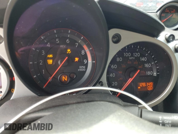 2011 Nissan 370Z Touring with VIN JN1AZ4EH2BM550993, listed as a Copart auction lot 47104145 with 128,149 mi miles and Clean Title. Bid and sale history available at carsss.com. Image 9.