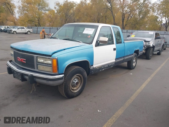 1993 GMC Sierra 1500 with VIN 1GTGC29N2PE564309, listed as a IAAI auction lot 40854317 with 112,341 mi miles and . Bid and sale history available at DreamBid. Image 17.
