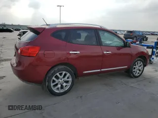 2013 Nissan Rogue S with VIN JN8AS5MT3DW008892, listed as a Copart auction lot 51486825 with 128,819 mi miles and Salvage Title. Bid and sale history available at carsss.com. Image 3.