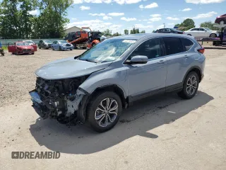 2020 Honda CR-V EX-L z VIN 2HKRW2H8XLH629199, wystawiony jako Copart lot #65374645 z przebiegiem 80 273 mil mil oraz Szkoda całkowita • Salvage title. Historia ofert i sprzedaży dostępna na DreamBid. Obrazek 1.