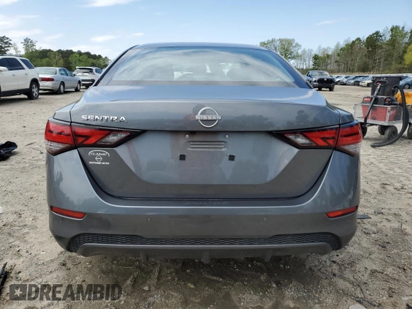 2024 Nissan Sentra S with VIN 3N1AB8BV4RY238946, listed as a Copart auction lot 51731525 with 8,675 mi miles and Salvage Title. Bid and sale history available at DreamBid. Image 6.