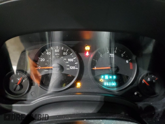 2012 Jeep Compass Latitude with VIN 1C4NJDEB1CD559901, listed as a Copart auction lot 46044185 with 86,000 mi miles and Salvage Title. Bid and sale history available at DreamBid. Image 9.