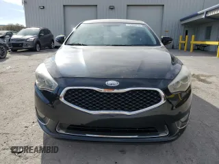 2014 Kia Cadenza Premium with VIN KNALN4D74E5130836, listed as a Copart auction lot 43482775 with 123,885 mi miles and Salvage Title. Bid and sale history available at carsss.com. Image 5.