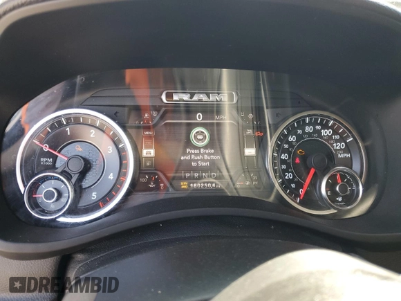 2019 Ram 3500 Laramie with VIN 3C63RRJL4KG589219, listed as a Copart auction lot 73367924 with 180,250 mi miles and Salvage Title. Bid and sale history available at carsss.com. Image 9.