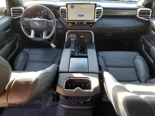 2023 Toyota Tundra Platinum с VIN 5TFNA5DB8PX080032, выставлен на аукционе Copart как лот 42723895 с пробегом 13 710 миль миль и Списание • Salvage title. История ставок и продаж доступна на DreamBid. Изображение 8.