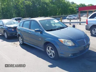 2006 Pontiac Vibe with VIN 5Y2SL658X6Z422993, listed as a IAAI auction lot 42130160 with 184,156 mi miles. Bid and sale history available at carsss.com. Image 1.
