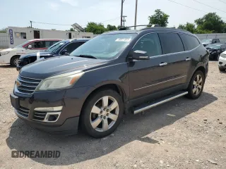 2013 Chevrolet Traverse LTZ z VIN 1GNKVLKD1DJ102457, wystawiony jako Copart lot #60511975 z przebiegiem 227 287 mil mil oraz Czysty tytuł • Clean title. Historia ofert i sprzedaży dostępna na DreamBid. Obrazek 1.