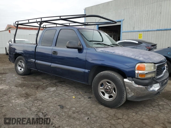 2000 GMC New Sierra 1500 SL with VIN 2GTEC19V3Y1125494, listed as a Copart auction lot 51082895 with 151,882 mi miles and Salvage Title. Bid and sale history available at carsss.com. Image 4.