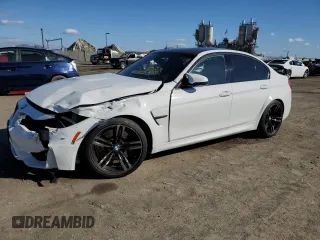 2018 BMW M3 with VIN WBS8M9C57J5L00828, listed as a Copart auction lot 42572923 with 33,042 mi miles. Bid and sale history available at carsss.com. Image 1.