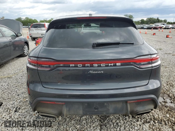 2023 Porsche Macan with VIN WP1AA2A51PLB20629, listed as a Copart auction lot 57817735 with 19,954 mi miles and Salvage title. Bid and sale history available at DreamBid. Image 6.
