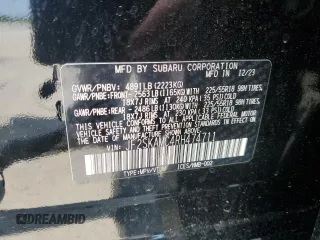 2024 Subaru Forester Touring with VIN JF2SKAMC4RH474711, listed as a Copart auction lot 59582405 with 5,373 mi miles and Salvage title. Bid and sale history available at DreamBid. Image 13.