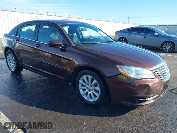 2013 Chrysler 200 Touring with VIN 1C3CCBBB6DN678361, listed as a IAAI auction lot 41685381 with 122,016 mi miles and . Bid and sale history available at carsss.com. Image 1.