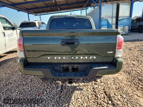 2021 Toyota Tacoma SR with VIN 3TMCZ5AN0MM437297, listed as a Copart auction lot 60737225 with Not provided miles and Salvage title. Bid and sale history available at DreamBid. Image 6.