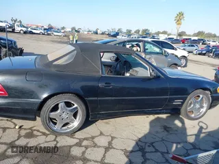 2001 Mercedes-Benz SL-Class with VIN WDBFA68F81F197287, listed as a IAAI auction lot 41442362 with 127,628 mi miles. Bid and sale history available at carsss.com. Image 13.