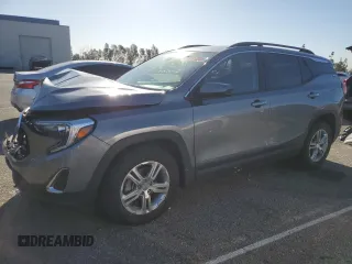 2020 GMC Terrain SLE with VIN 3GKALMEV4LL311417, listed as a Copart auction lot 49548205 with 61,609 mi miles and Salvage Title. Bid and sale history available at DreamBid. Image 1.