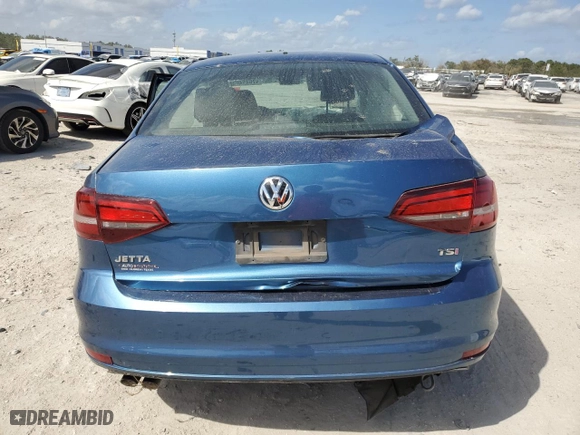 2017 Volkswagen Jetta 1.4T S with VIN 3VW2B7AJ6HM397206, listed as a Copart auction lot 47871765 with 0 mi miles and Salvage Title. Bid and sale history available at carsss.com. Image 6.
