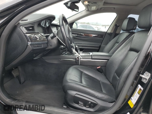 2015 BMW 7 Series 740Li with VIN WBAYE4C5XFD947497, listed as a Copart auction lot 55705975 with 257,496 mi miles and Clean Title. Bid and sale history available at DreamBid. Image 7.