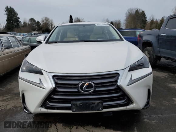 2016 Lexus NX 200t with VIN JTJBARBZ0G2050088, listed as a Copart auction lot 45145555 with 56,282 mi miles and Salvage title. Bid and sale history available at DreamBid. Image 5.