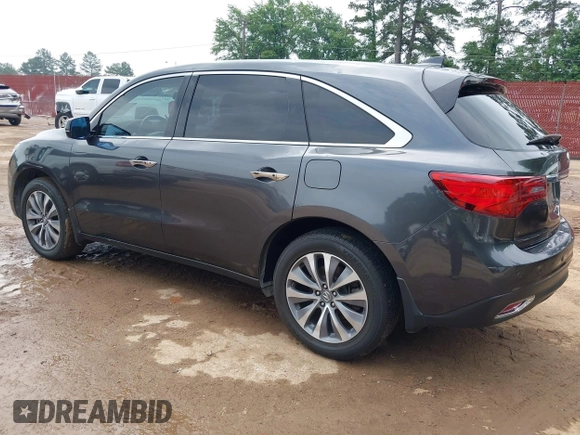 2014 Acura MDX Technology with VIN 5FRYD4H49EB044639, listed as a IAAI auction lot 42062380 with 191,699 mi miles and . Bid and sale history available at DreamBid. Image 3.