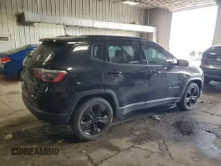 2019 Jeep Compass Altitude with VIN 3C4NJCBB4KT715498, listed as a Copart auction lot 60856305 with 55,307 mi miles and Salvage title. Bid and sale history available at DreamBid. Image 3.