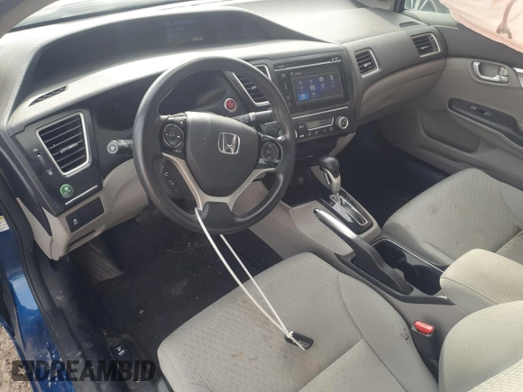 2014 Honda Civic Sedan EX with VIN 19XFB2F88EE066016, listed as a Copart auction lot 51617565 with 0 mi miles and Salvage Title. Bid and sale history available at carsss.com. Image 8.