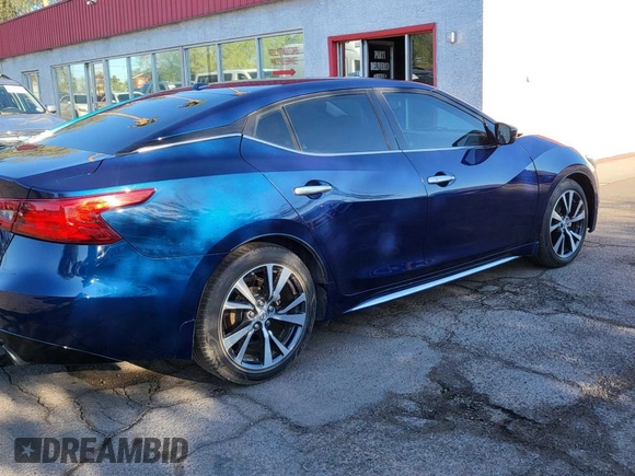2017 Nissan Maxima S with VIN 1N4AA6AP2HC412419, listed as a Copart auction lot 56523665 with 53,456 mi miles and Clean Title. Bid and sale history available at DreamBid. Image 4.