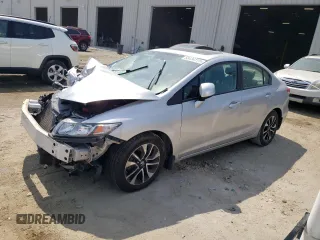 2013 Honda Civic EX with VIN 19XFB2F80DE056854, listed as a Copart auction lot 55434115 with Not Provided miles and Clean Title. Bid and sale history available at DreamBid. Image 1.