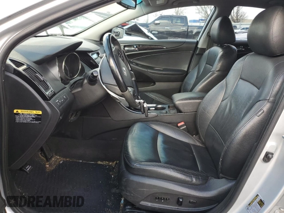 2012 Hyundai Sonata Limited with VIN 5NPEC4AB6CH395118, listed as a Copart auction lot 46399595 with 251,026 mi miles and Salvage Title. Bid and sale history available at DreamBid. Image 7.