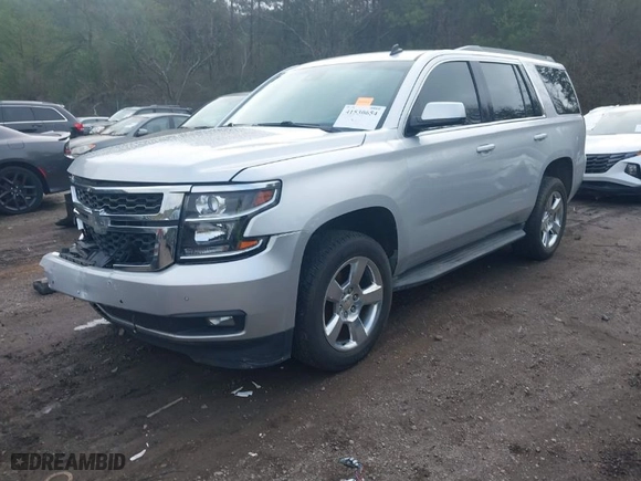 2015 Chevrolet Tahoe LT with VIN 1GNSCBKC1FR105189, listed as a IAAI auction lot 41530654 with 191,279 mi miles. Bid and sale history available at carsss.com. Image 2.