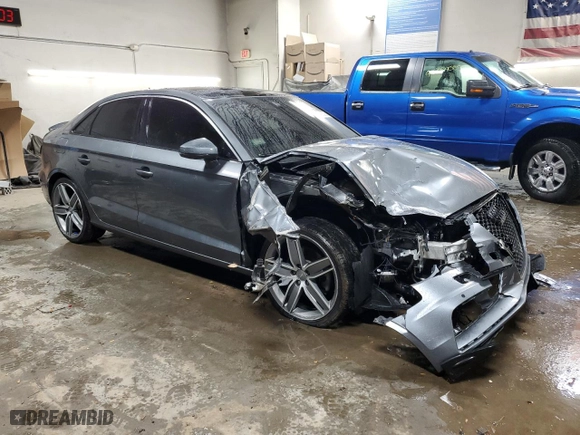 2015 Audi A3 1.8T Premium Plus with VIN WAUCCGFF2F1035664, listed as a Copart auction lot 44408035 with 69,031 mi miles and Salvage Title. Bid and sale history available at carsss.com. Image 4.