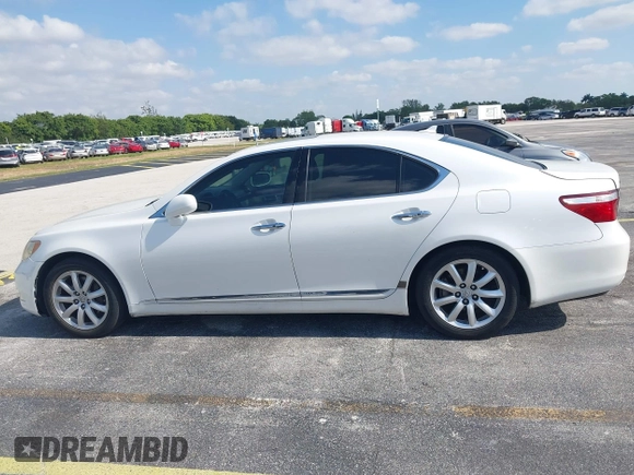 2008 Lexus LS 460 with VIN JTHBL46F485057947, listed as a IAAI auction lot 42087768 with 344,631 mi miles. Bid and sale history available at carsss.com. Image 14.