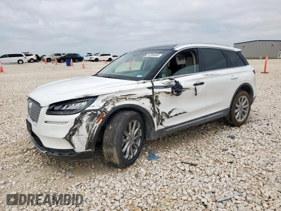 2022 Lincoln Corsair Standard z VIN 5LMCJ1C99NUL22171, wystawiony jako Copart lot #58306465 z przebiegiem 26 442 mil mil oraz Szkoda całkowita • Salvage title. Historia ofert i sprzedaży dostępna na DreamBid. Obrazek 1.