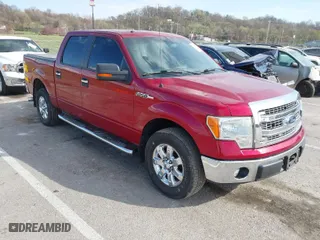2013 Ford F-150 XL with VIN 1FTFW1CF1DKE27969, listed as a IAAI auction lot 41860397 with 194,938 mi miles. Bid and sale history available at carsss.com. Image 1.