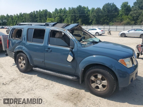 2006 Nissan Pathfinder SE z VIN 5N1AR18U66C619440, wystawiony jako Copart lot #59337215 z przebiegiem Nie podano mil oraz Szkoda całkowita • Salvage title. Historia ofert i sprzedaży dostępna na DreamBid. Obrazek 4.