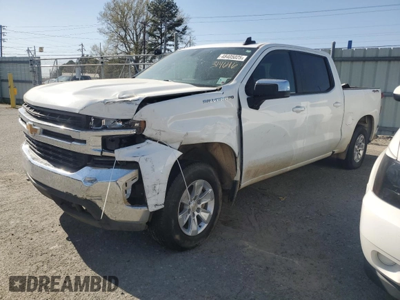 2020 Chevrolet Silverado 1500 LT with VIN 3GCUYDED9LG314646, listed as a Copart auction lot 48405025 with 108,215 mi miles and Salvage Title. Bid and sale history available at DreamBid. Image 1.