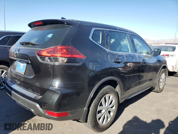 2017 Nissan Rogue SV with VIN 5N1AT2MT1HC890705, listed as a Copart auction lot 44070595 with 89,411 mi miles and Salvage Title. Bid and sale history available at carsss.com. Image 3.